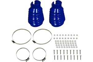 EMPI Swing Axle Boot, Blue, for Beetle & Ghia 48-68, Pair, Compatible with Dune Buggy