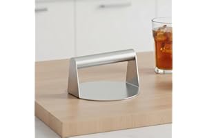 Circular Patty Maker and Bread Press Tool for Homemade Meals, Manual Burger and Sandwich Press Kitchen Gadget