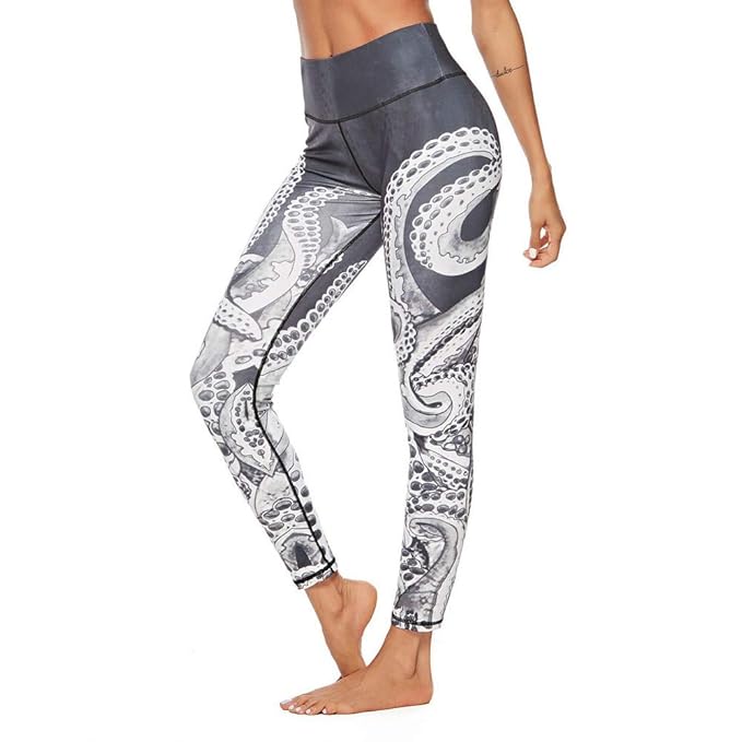 Yoga Mujer Deportivas Pantalones, Alto Elásticas de Cintura ...