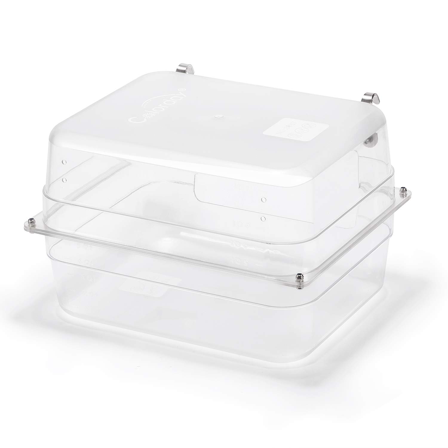 Colorday Large Bird Bath With Clear View, For Greys,Amazons,Conures