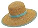 Sun 'n' Sand French Laundry Packable Hat (Turquoise)