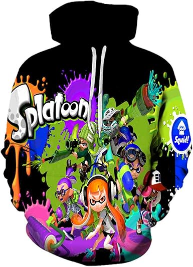 Amazon.com: Agdgjrkjk Splatoon Pullover Outerwear Pullover Sweater Sweatshirt Comfortable Adult 