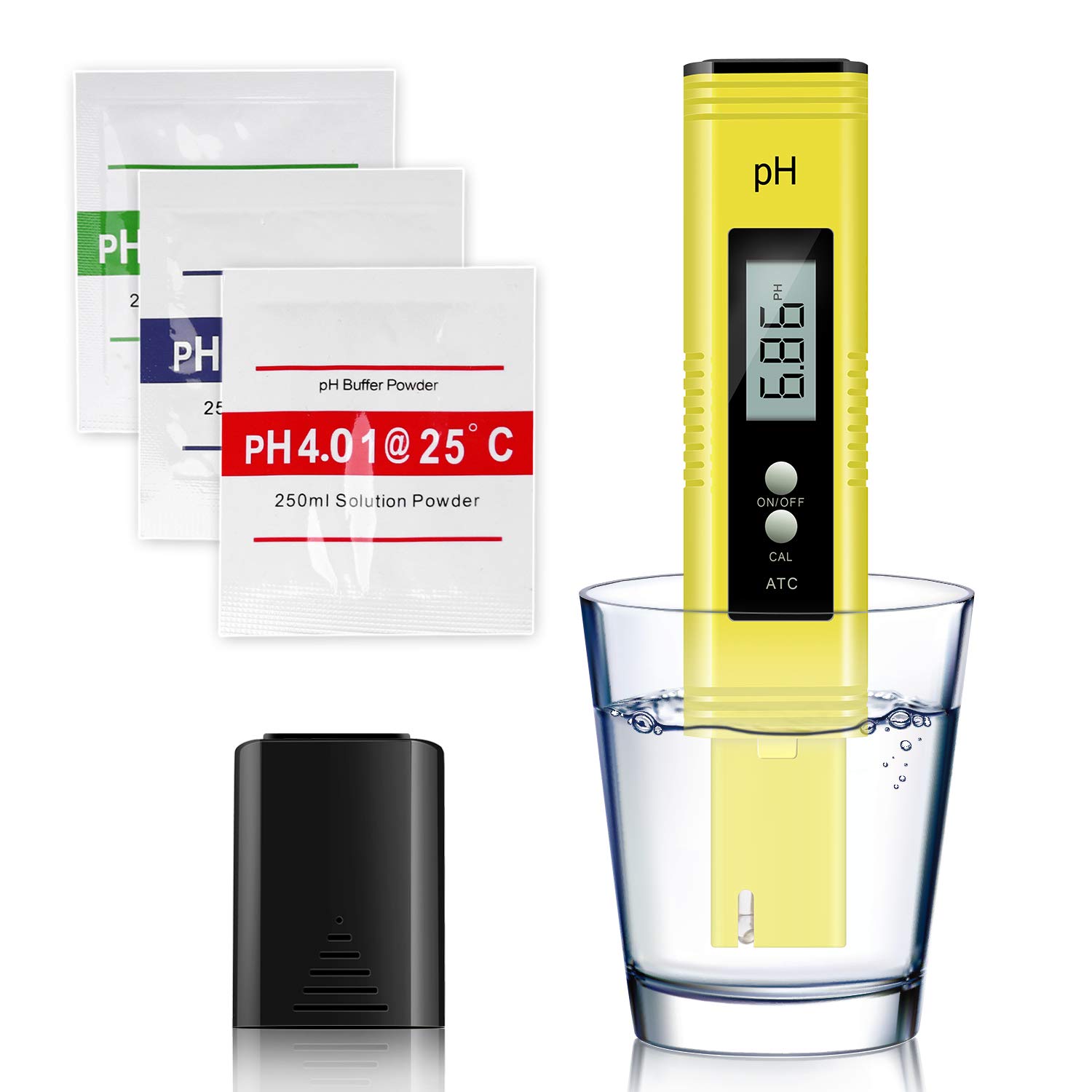 TDS and PH Meter for Water Test Digital PH Reader 0.01High Accuracy for Drinking Pool Aquarium Water Food and Beer Brewing
