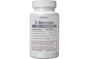 Superior Labs – Best D-Mannose NonGMO Dietary Supplement – 500mg, 120 Vegetable Capsules – Powerful Prebiotic – Boosts Urinary Tract Health – Supports Digestive Health & Liver Function