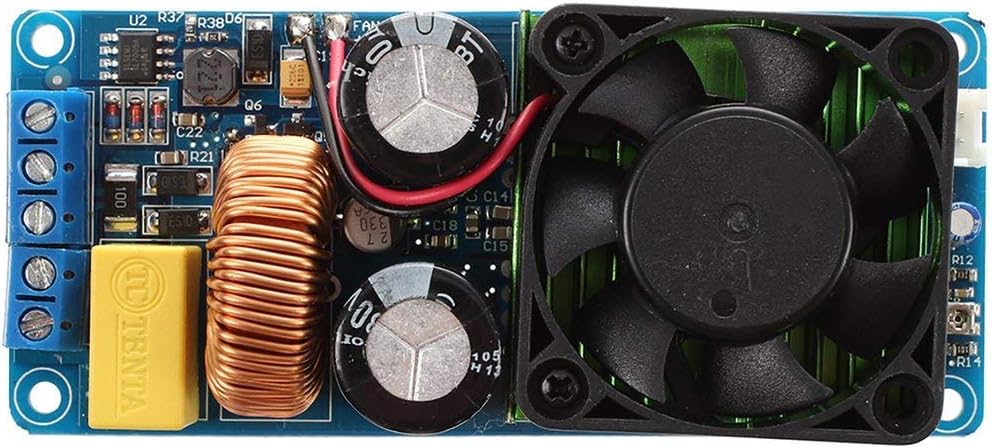 DollaTek IRS2092S 500W Mono Channel Digital Amplifier Class D HIFI Power Amp Board With fan - Image 3