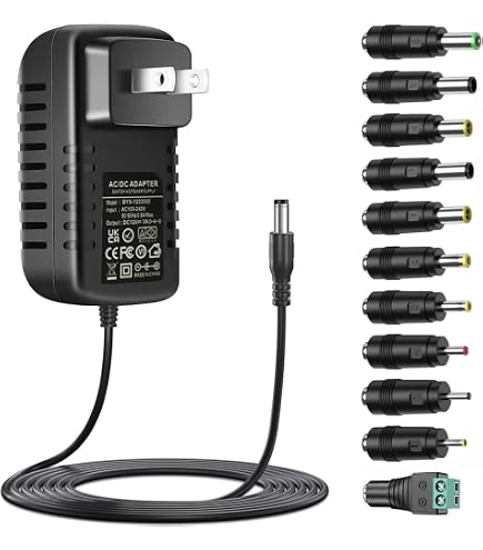 12V Power Supply AC Adapter Charger For Sceptre Monitor C278W-1920R E248W-19203R
