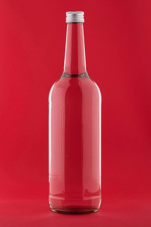3 Bottiglie Vetro 700ml Con Tappo Sughero | Per Liquori, Oli E Decorazione - Foto 3