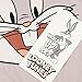 Popfunk Looney Tunes Bugs Bunny Face T Shirt & Stickers (X-Large) Silver