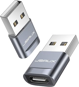 Amazon Jsaux Usb Type C To Usb オス 変換アダプタ 2個セット グレー Usb C To Usb A 変換アダプタ Usb Type C 変換 スマホ パソコン等対応 Jsaux Usbアダプタ 通販