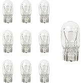 gunhunt 10 PCS Automobive T20 1891/7443 Double-wire Brake Bulb, 12V 21/5W Ultra-bright Turn Signal Tail Light, DRL Indicator 