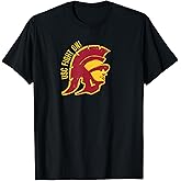 USC Fight On! Inside Sketch Trojans Cardinal Gold T-Shirt