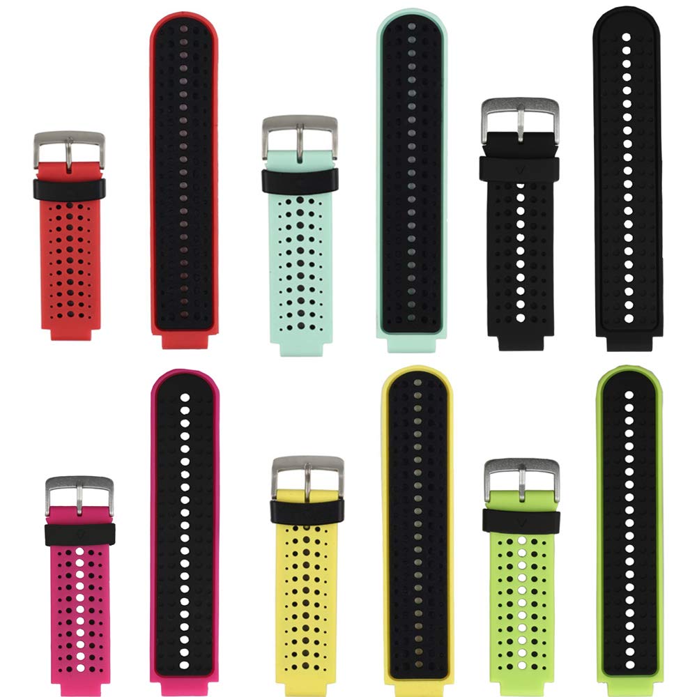 Replacement for Garmin Forerunner 235 Watch Strap/Garmin 735xt Watch Strap, Wristband for Garmin Forerunner 220/230/ 620/630 Running Watch, Garmin Approach S20 S5 S6 Golf Smart Watch Straps