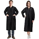 Noverlife Long Length Pet Grooming Workwear with Pockets, Lightweight Anti Static Hairdresser Smock Barber Jacket