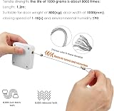 DODUOS 2Pcs Automatic Door Closer White Punch-Free Sensor Door Closers ZTH-A370 view 6