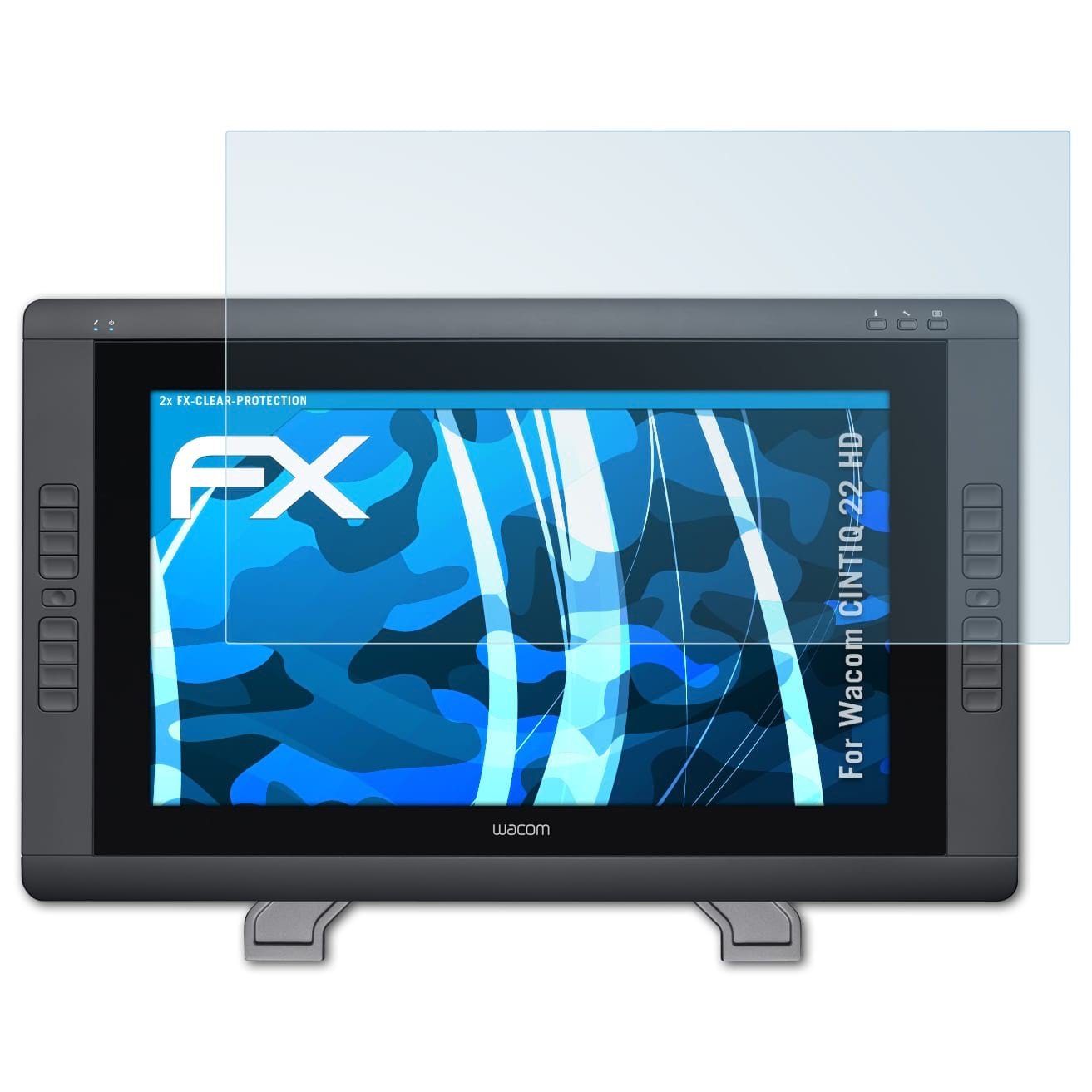 atFoliX Screen Protection Film compatible with CINTIQ 22 HD