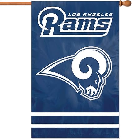 Amazon Com Party Animal Los Angeles Rams Nfl Banner Flag