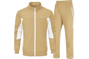 YSENTO Men's Tracksuits Outfits Set 2 Piece Jogging Suits Warm Up Sweatsuits Sweat Track Suits Sets