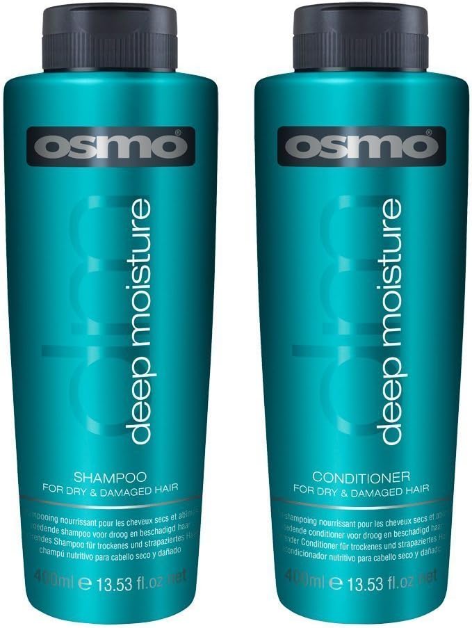 Osmo Deep Moisture Shampoo & Conditioner 400ml Professional Home Salon