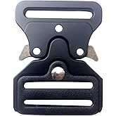 TXZWJZ Metal buckle tactical belt Heavy-Duty – 2 inch Quick Release Buckle