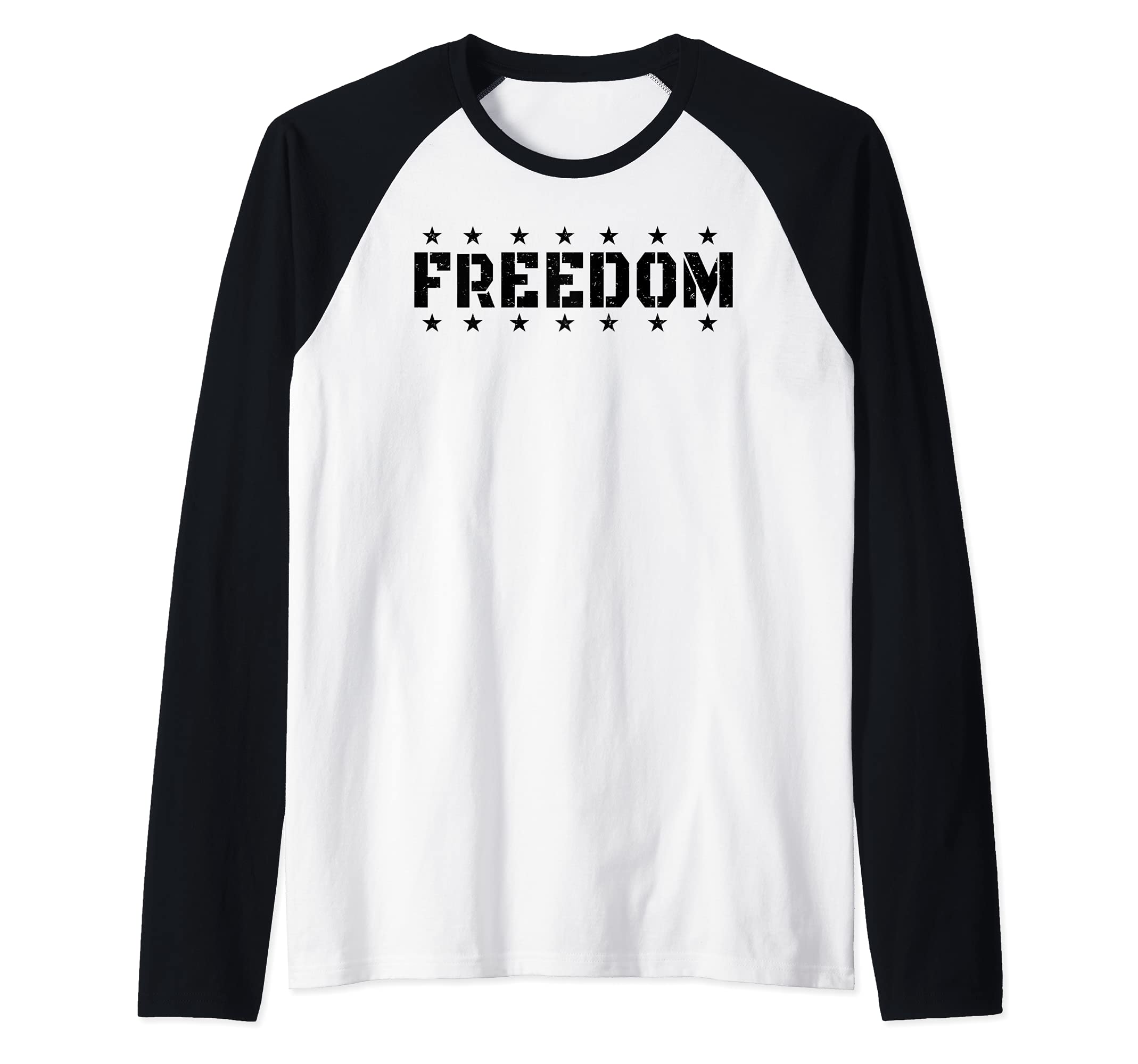 FREEDOM Raglan Baseball Tee