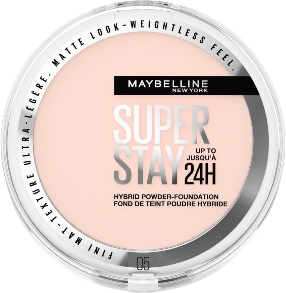 Maybelline SuperStay 24H Hybrid Powder Foundation 05 Medium-Full Coverage