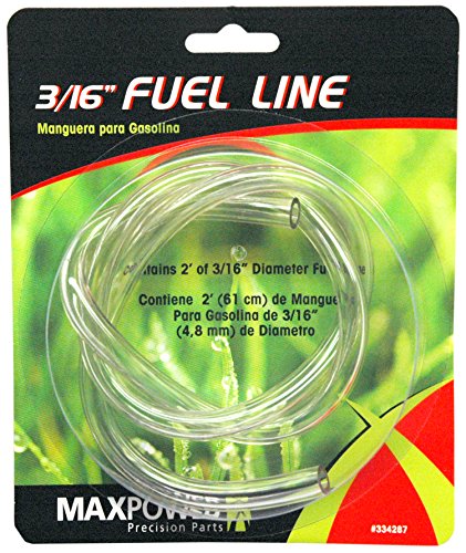 Maxpower 334287 3/16 Inch Clear Fuel Line, 2 Foot Length