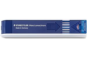 Staedtler Mars Carbon Lead, 2mm, Blue, 12 Lead (204-3)