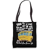 Bus Driver School Service Student Delivery Specialist Tote Bag
