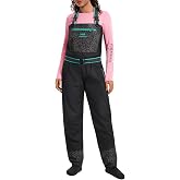BASSDASH Women&rsquo;s Breathable Waders Leopard Waterproof Fly Fishing Chest Fishing Wader Lightweight Stocking Foot FW15