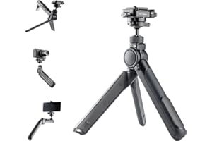 PGYTECH MANTISPOD PRO Mini Camera & Cell Phone Tripod Stand | 7 Modes Small Travel Flexible Vlogging Tripod | DSLR Pocket Vid