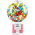 Gumball Machine, 1.26Inch Big Capsule Toy Vending Machine w/Key, Commercial Large Gumball Bank Candy Vending Machine Capacity 500Pcs,Bubble Capsule Toys Dispenser Vending Machine for Game Halls