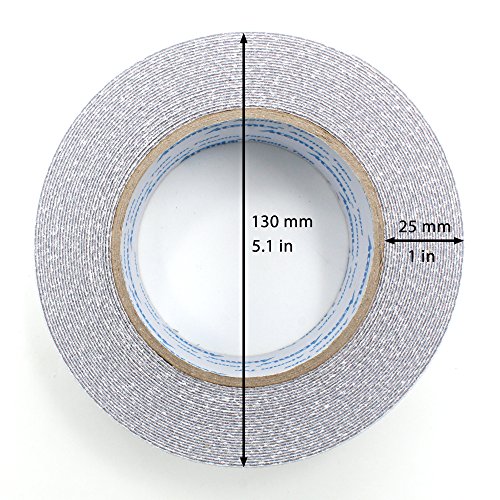 Anti Slip Adhesive Tape, Atemto Non Skid Abrasive Safety Tape 2inch 33ft Traction Heavy Duty Industry Grade Anti-Slip Anti-Skid Tape Grit Tape for Stairs Porch Bathroom Kids The Old (5cm, White)
