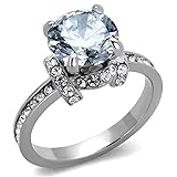 Marimor Jewelry Sparkling 3 Carat Round Cut Cubic