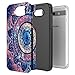 Rosebono J3 Emerge Case - Hybrid Shockproof Graphic Fashion Case for SM-J327 (Mandala)