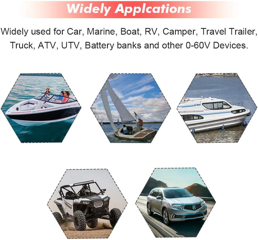 Battery Switch 12-48 V 275/1250 Amps Battery Power Cutoff Master Switch Disconnect Isolator for Car Vehicle RV ATV UTV Marine Boat On Off Position: Computers & Accessories
