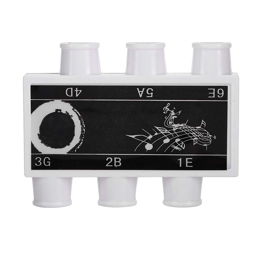 Guitar Pitch Pipe Tuner Pitch E B G D A E Plastic Tuner Pitch Tuner Pitch Pipe 6 Tones with a Carring Case Guitar Musical Instrument Accessory