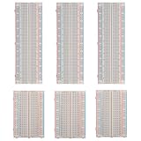 Qunqi 3pcs 830 tie point + 3pcs 400 tie point Experiment Mini Breadboard