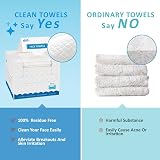 HOMEXCEL Face Towels Disposable Makeup Remover Wipes 50 Count 20x20 cm view 6