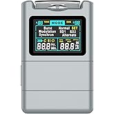 DIY Pluse TENS EMS Unit Muscle Stimulator for Back Pain Relief, Rechargeable TENS Unit Machine with 8 Modes & 8 Electrode Pads. Electric TENS Massager for Chronic Pain, Muscle Relaxation, Home Use