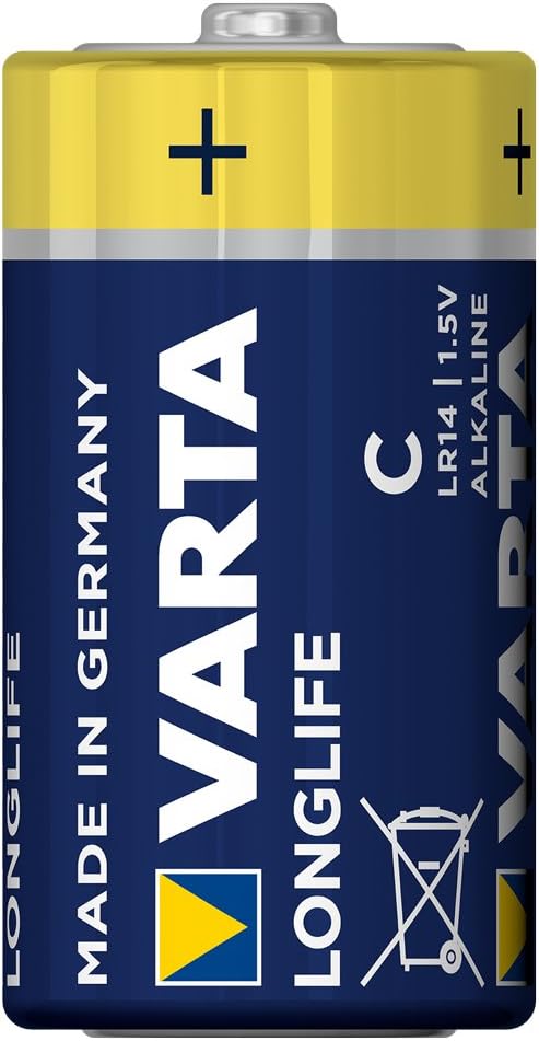 VARTA Longlife C Baby LR14 Alkaline Batteries (4-pack) - Made in Germany - ideal for remote controls radios, alarm clocks and clocks - Image 3