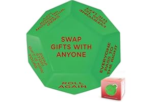 Santa Swap Gift Exchange Dice Fun Christmas Games for Family Friends Secret Santa Gift Ideas Holiday Party Style1