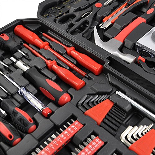 Gotobuy Complete Tool Kit 599 Piece Case Screwdriver Socket Tool w/ Gift Gloves