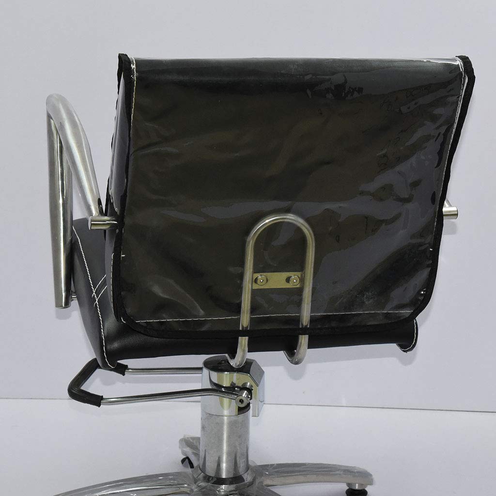 Nobranded 2pcs Barber Chair Back Covers Hair Salon Spa Professional Plastic PVC Cover: Beauty