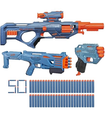 Amazon.com: NERF N-Strike Elite Retaliator Blaster, Stock