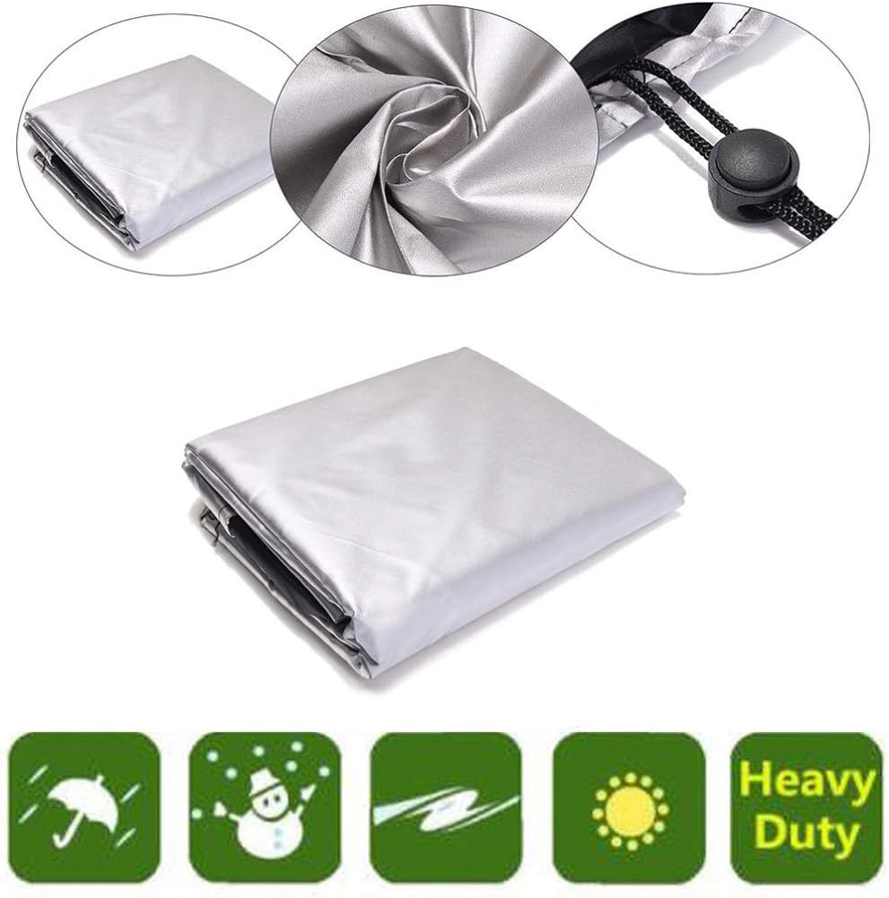 Yardwe Outdoor Patio Furniture Covers, Heavy Duty Waterproof Furniture Set Covers Square Table and Chairs Cover (90 x 90 x 90 cm) - Image 4