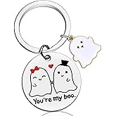 Crizaor Easter Gifts Easter Basket Stuffers For Women Men Ghost Spooky Keychain Gifts for Her Him Boo Basket Ideas Best Friend Gift Halloween Christmas Valentine Birthday Gift for Couple