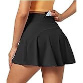 IUGA Tennis Skirts for Women High Waisted Women's Golf Skirt with Pockets Athletic Skort for Running Casual