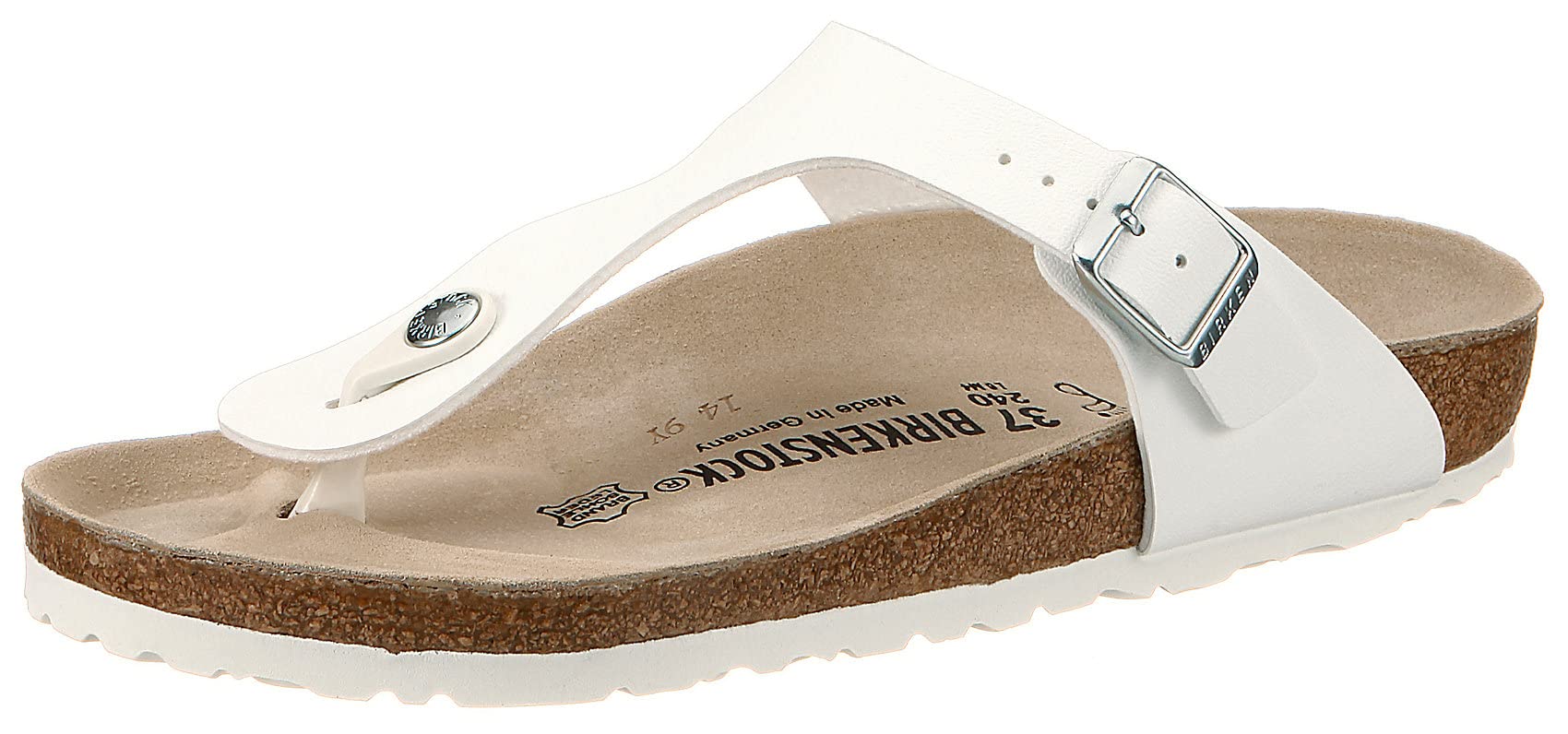 Birkenstock Gizeh, Unisex - Adults Sandals, White