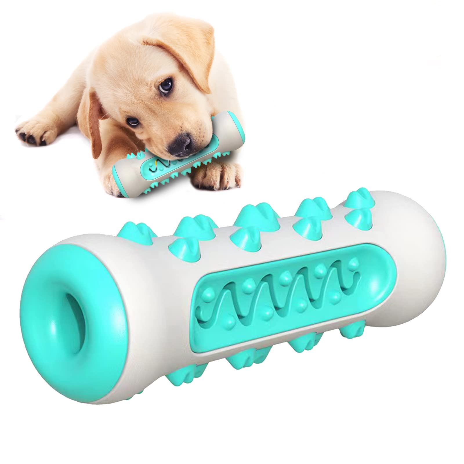 BEE&FLOWER Indestructible Dog Chew Toys for Puppies - Medium/Small Breeds, Blue