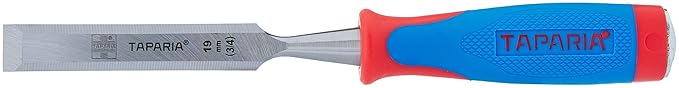 Taparia WCB19 Steel (19mm) Bevelled Edge Chisel (Blue and Silver)